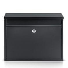 Northix Poštni nabiralnik 37,5x30,5x12 cm črn HM-860