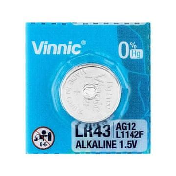 Alkalna baterija Vinnic LR1142/386/AG12