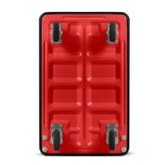 0.00023 Platformski transportni voziček HM-506, črno-rdeč