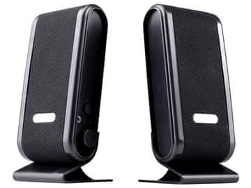 slomart TRACER Quanto 2.0 zvočniki za računalnik, črni, USB