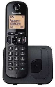Panasonic Panasonic KX-TGC210 DECT brezžični telefon, črn