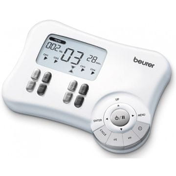 Beurer Beurer EM80 elektrostimulator TENS/EMS, 2 kanala, 4 elektrode, 20 programov