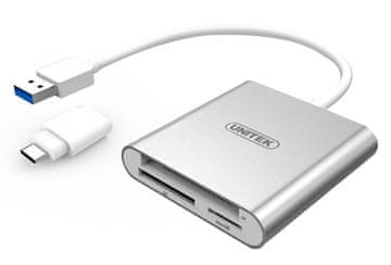 Unitek Unitek Y-9313D čitalnik kartic USB 3.0 + USB-C