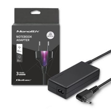 Qoltec Qoltec Asus 65W napajalnik za prenosnik, 19V, 3.42A, 4.0*1.35mm + napajalni kabel