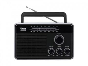Eltra Eltra Julia 3 AM/FM radio, digitalno uglaševanje, LCD zaslon, črna