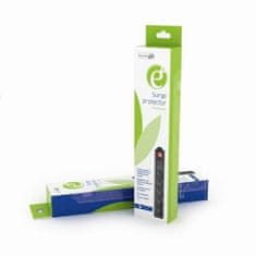 Gembird Gembird Surge protector razdelilnik s 5 vtičnicami in 3m kablom, črn