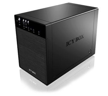 IcyBox Icy Box IB-3640SU3 zunanje ohišje za 3.5'' SATA HDD, USB 3.0/eSATA, črno