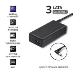 Qoltec Qoltec 517582 napajalnik za monitor 42W 14V 3A 6.5x4.4mm, črn