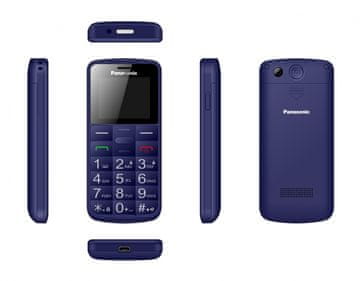 Panasonic Panasonic KX-TU110 mobilni telefon za starejše, modra