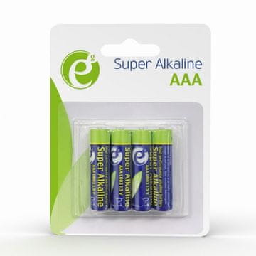 Gembird Gembird Alkaline AAA baterije, komplet 4 kosov