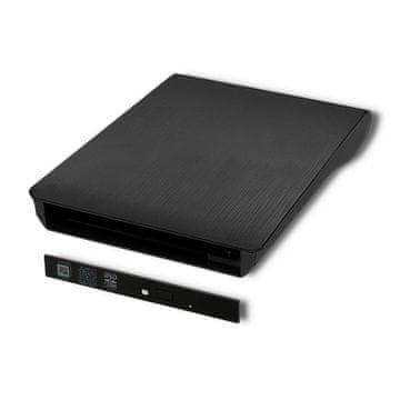 Qoltec Qoltec 518657 ohišje za CD/DVD pogon SATA v USB 3.0, 9.5mm