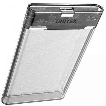 Unitek Unitek S1103A ohišje za 2.5" SATA HDD/SSD, USB 3.1, siva