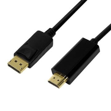 LogiLink LogiLink Kabel DisplayPort na HDMI 4K, 3m
