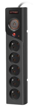 Armac Armac Z5 razdelilna letev 5x230V 5m, črna