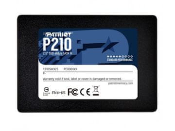 Patriot Patriot P210 SSD disk 256GB SATA III 2,5"