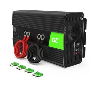 Green Cell Green Cell GC-INV24-1000S pretvornik napetosti 24V/230V 1000W čisti sinus