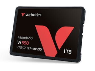 Verbatim Verbatim VI550 S3 1TB SSD disk notranji 2.5" SATA III črn