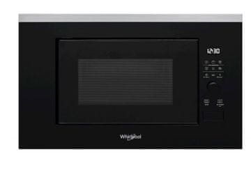 Whirlpool Whirlpool WMF201G vgradna mikrovalovna pečica 20L, žar funkcija, črna