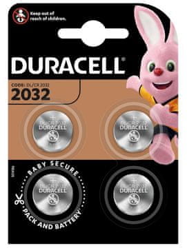Duracell Duracell CR2032 litij baterija, 4 kosov