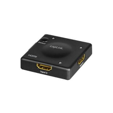 LogiLink LogiLink HD0018 HDMI stikalo 3 vhoda, 1 izhod, 1080p 60Hz