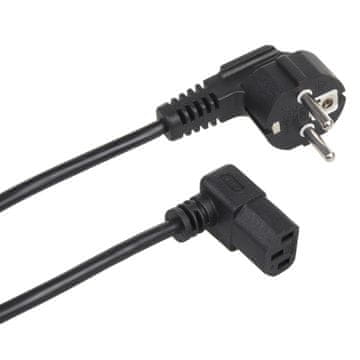 Maclean Maclean MCTV-854 napajalni kabel, 3m, kotni EU vtič