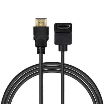 SAVIO Savio CL-04 kotni HDMI kabel v1.4, 3D, 4Kx2K, 1,5m, z zlatimi konektorji
