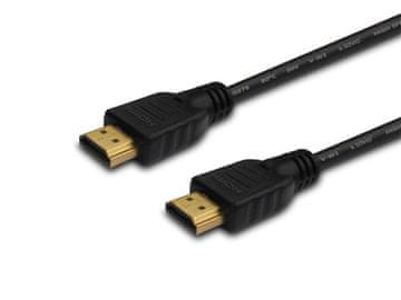 SAVIO Savio Kabel HDMI (M) 2m, črna, v1.4 High Speed, Ethernet/3D