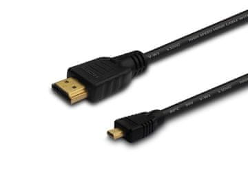 SAVIO Savio CL-39 HDMI - Micro HDMI kabel, 1m, črn