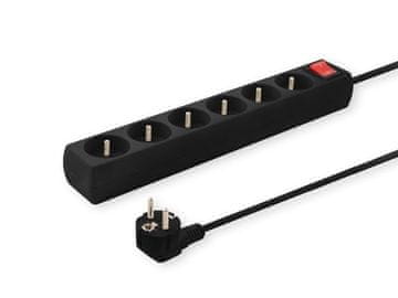 SAVIO Savio LZ-04 razdelilna letev, 6 vtičnic, 5m kabel