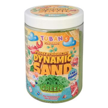 Tuban TUBAN Dynamic Sand pesek 1kg, zelena