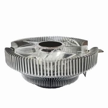 Gembird Gembird Huracan 9cm CPU hladilnik, 55W TDP, 4-pin PWM, modra LED