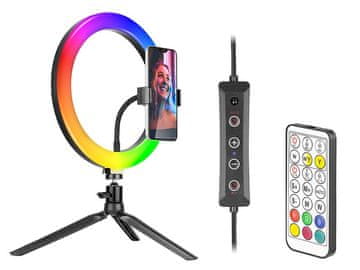 Tracer Tracer RGB RING obročna svetilka 26 cm s stativom