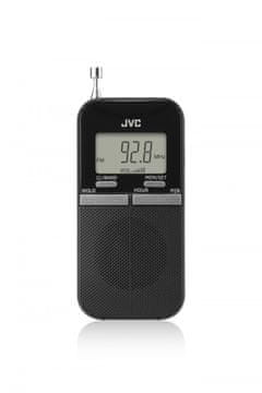 JVC JVC RAE411B namizni radio AM/FM, velik LCD zaslon
