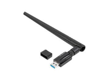 Lanberg Lanberg NC-1200-WIE WiFi USB 3.0 mrežna kartica AC1200, 2 zunanji anteni