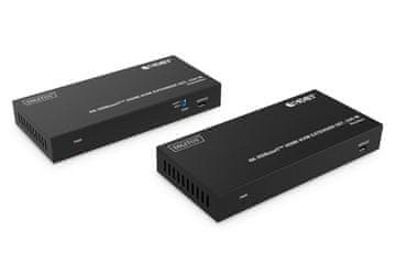 Digitus Digitus DA-70148 HDMI 4K 60Hz 150m HDBaseT extender set, črna
