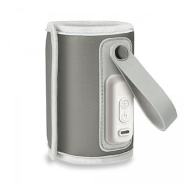 Lionelo Lionelo Care Thermup Go grelnik stekleničk, siv, USB