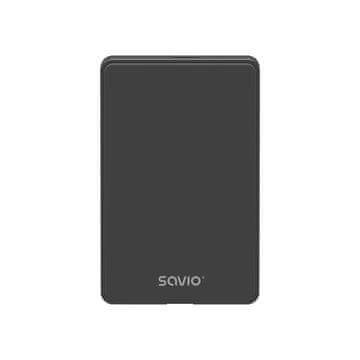 SAVIO SAVIO AK-65 zunanja enota za 2.5" HDD/SSD, USB 3.0, črna