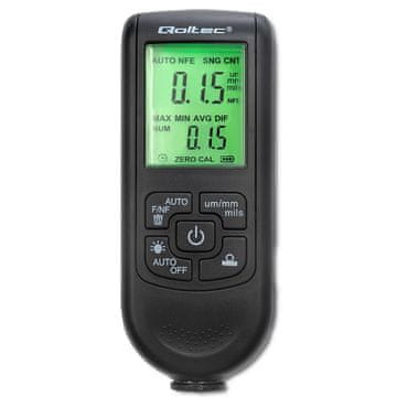 Qoltec Merač debeline laka z LCD zaslonom, 0~2000um