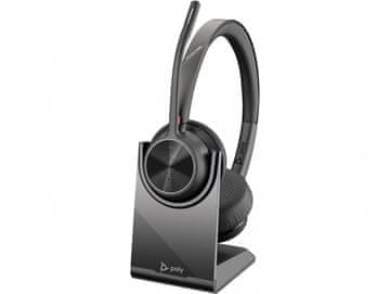 Poly Poly Voyager 4320 UC stereo slušalke USB-A z BT700 in polnilnim stojalom