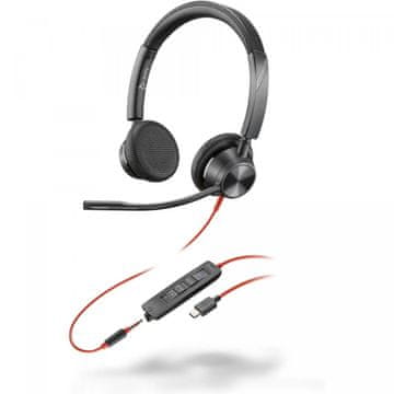 Poly Poly Blackwire 3325 Stereo slušalke, USB-C, 3.5mm