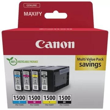slomart Canon PGI-1500 BK/C/M/Y Multipack črnila, 4 barve