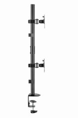 Gembird Gembird MF-2DU nosilec za 2 monitorja 17-32 palcev, do 9kg, črn