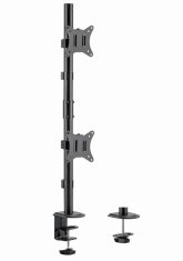 Gembird Gembird MF-2DU nosilec za 2 monitorja 17-32 palcev, do 9kg, črn
