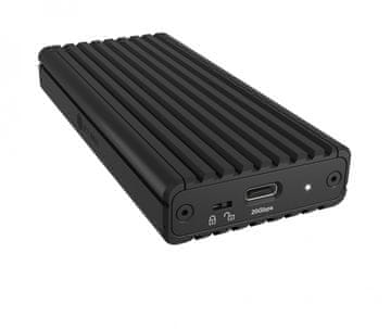 IcyBox ICY BOX IB-1917M-C32a NVMe/SATA M.2 SSD ohišje USB 3.2 Gen 2x2, črno