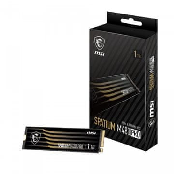 MSI MSI SPATIUM M480 PRO SSD 1TB M.2 PCIe 4.0 NVMe