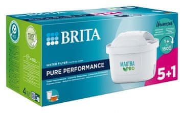 Brita Brita MX+ Pro Pure Performance vložek za filtriranje vode, 6 kosov, bel