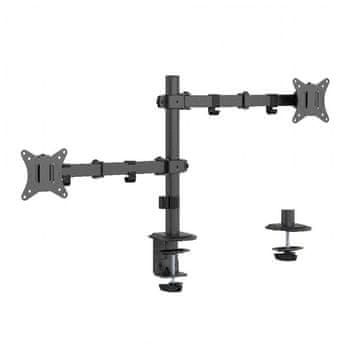 Gembird Gembird MDS-2-ARM držalo za 2 monitorja 17-32 palcev, 9 kg/roč