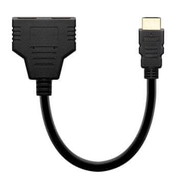 SAVIO Savio Razdelilnik HDMI AK-77, pasivni, 1 vhod na 2 izhoda