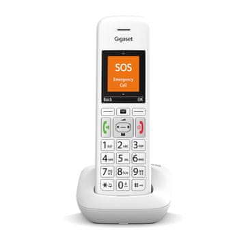 Gigaset Gigaset E390 brezžični telefon, TFT barvni zaslon, antracit