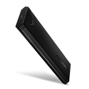 AXAGON AXAGON EEM2-UB2 Aluminijasto ohišje za M.2 NVMe SSD, USB-C 3.2 Gen 2, črno
